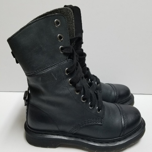 Dr. Martens Shoes - New Dr. Martens Aimilita Black Combat Boots 6